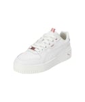 PUMA Femme Carina Street Lux Basket, Ivoire givré, 12 UK