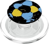 Maillot de football bleu clair et doré PopSockets PopGrip pour MagSafe