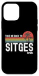 Coque pour iPhone 12 mini Take Me Back To Sitges Spain - Vacances vintage