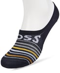 BOSS Men's Low Cut Stripe CC Ankle Socks, Dark Blue401, 39-42