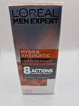 3 x L'Oreal Expert HYDRA ENERGETIC Multi Action 8 anti FATIGUE Moisturizer 50ml