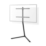 Nedis TV Gulv Stand | 49 - 70 " | Maksimal vægt: 40 kg | V-shape Design | skrid rem | Snap-lock | Aluminium / Stål | Sort