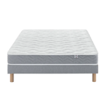 Ensemble Matelas Douces Nuits Aline 598 Ressorts ensachés + Sommier Base Morpho 140x200