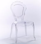 Niches Dining Chairs V2 Transparent French Style Ghost Chair Clear Dressing Side