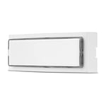 REV 0504220555 Sonnette de porte avec plaque lumineuse, 8-12 V AC 1,5 A, blanc