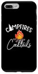 Coque pour iPhone 7 Plus/8 Plus Campfires Plus Cocktails Cute Love Camping Drinking Drinking