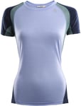 Aclima Lightwool Sports T-Shirt W's purple impr/navyblazer/northatlantic S