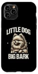 Coque pour iPhone 11 Pro Little Dog Big Bark Poméraniens Chien Poméranien