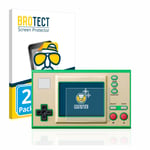 2x Anti-Reflets Protection Ecran pour Nintendo Game & Watch Super Mario Bros