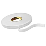 3m™ dobbeltsidig skumtape 9515w, hvit, 19 mm x 33 m, 1.5 mm