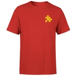 Banjo Kazooie Jiggy Embroidered T-Shirt - Red - XS