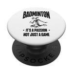 I Don't Always Play Badminton But When I Do I Smash It PopSockets Adhesive PopGrip