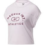 Reebok Women's Workout Ready Supremium T-Shirt, Frost Berry, S