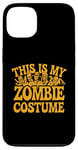 Coque pour iPhone 13 Voici mes mèmes de costume de zombie