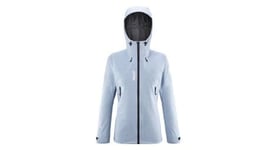 Veste impermeable femme millet kamet gore tex bleu clair