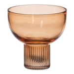 BigBuy Home Vase Marron en Verre 15 x 15 x 15 cm