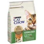 Les Tendances - Croquettes pour chats stérilisés riches en Dinde 3KG purina cat chow - Purina