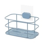 Compactor Bestlock Magic Étagère de Rangement Murale pour Salle de Bain, Taille Petite, Fixation Auto-adhésive, supporte jusqu'à 3kg, 19 x 11 x 15,5 cm, Gamme Grena, Bleu, RAN10671