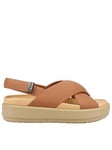 Crocs Brooklyn Luxe Sandal - Tan, Brown, Size 6, Women