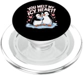 You Melt My Icy Heart Cute Love Couple Valentine's Day PopSockets PopGrip for MagSafe