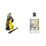 Kärcher K 5 Premium Smart Control Pressure Washer, Pressure: max. 145 bar, Flow Rate & 62957650 3-in-1 Stone Plug and Clean, Black, Unscented, 1L