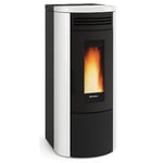 La Nordica Extraflame Poêle À Granulés Costanza Idro Blanc 17 kW Pour 487 m³