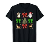 Christmas Cheer Angel Santa Tree Sleigh T-Shirt