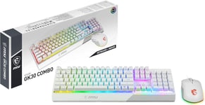 VIGOR GK30 COMBO WHITE FR PACK CLAVIER VIGOR GK30 WHITE ET SOURIS CLUTCH GM11 WHITE CLAVIER GAMING PLEINE TAILLE, AZERTY FR - SOURIS GAMING FILAIRE, SYMÉTRIQUE - RGB MYSTIC LIG[KEY230362]