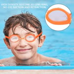 DAUERHAFT Super Wide Underwater View Swimming Glasses Swimming Equipment,for Man,for Watersports(YG07 orange)