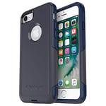 OtterBox iPhone SE 3rd & 2nd Gen, iPhone 8 & iPhone 7 (not compatible with Plus sized models) Commuter Series Case - INDIGO WAY, slim & tough, pocket-friendly, with port protection Blue