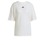 adidas Women's Climacool One Rep at A Time Training Graphic T-Shirt, Chalk White, XXS