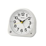 Väckarklocka - SEIKO KLOCKOR - QHE188W - Vit - Snooze-alarm - Japanskt kvartsurverk