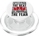 Embrace The Beat Defeat The Fear - Open Heart Surgery PopSockets PopGrip for MagSafe