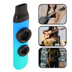 (High Gloss Cyan Blue Gradient)10Pcs Kazoo Musical Instrument Plastic