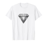 Diamond White Tshirt White Graphic Tee Men Cool Shirts White T-Shirt