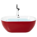 Baignoire îlot rouge 160 x 75 cm NEVIS