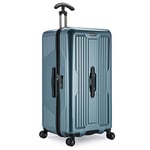 Traveler's Choice Hardside Luggage Polycarbonate Trunk Spinner Suitcase, Teal, 30" Trunk Luggage, Hardside Luggage Polycarbonate Trunk Spinner Suitcase