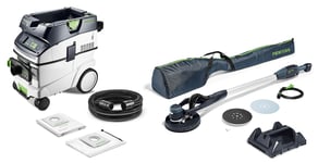 Festool Vägg- & takslip och dammsugare i set PLANEX LHS-E 225/CTL 36-Set