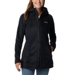 Columbia Women's Benton Springs Ii Long Hoodie Fleece Jacket, Black, XS