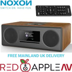 Noxon Pilatus Walnut With CD Player, DAB+/FM & Internet Radio Bluetooth