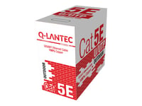 Q-Lantec - Samlet Kabel - 305 M - Utp - Cat 5E - Utendørs, Solid