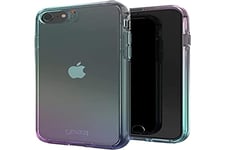 ZAGG Gear4 Crystal Palace D30 Protective Case for iPhone SE (1st Gen), Shockproof, Wireless Charging, MagSafe, (Iridescent)