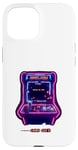 Coque pour iPhone 15 Manette de jeu d'arcade rétro classique