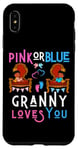 Coque pour iPhone XS Max Rose ou bleu Granny Loves You Grandma Nana Mimi Grandmother