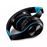 Casque Sans Fil Pliable pour NINTENDO Switch Smartphone Bluetooth Boutons Réglable Son Universel (BLEU)