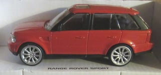 RASTAR RANGE ROVER SPORT RED 1:43 SCALE DIECAST MODEL CAR LAND ROVER TOY