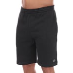 Lacoste Mens Organic Brushed Cotton Fleece Shorts in Charcoal - Navy - Size 3XL