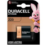 1 x Duracell 223 6V Lithium Ultra Photo Battery CR223 DL223 CR-P2 EL223AP NEW