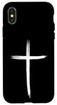 Coque pour iPhone X/XS Coque de protection Jésus avec croix de Jésus