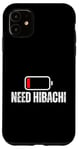 Coque pour iPhone 11 Batterie basse Hibachi japonaise nécessitant un Hibachi